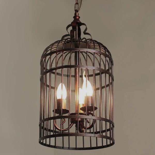 Люстра BIRDCAGE BROWN 26 Коричневый винтаж Люстра BIRDCAGE BROWN 26 Коричневый винтаж в Кирове | Loft Concept