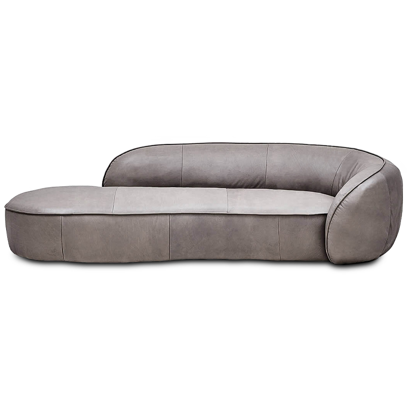 Диван натуральная кожа Hyades Sofa Серый Диван натуральная кожа Hyades Sofa Серый в Кирове | Loft Concept