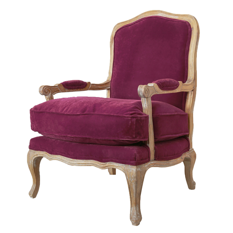 Кресло Joseph Chair violet Пурпурно-фиолетовый Кресло Joseph Chair violet Пурпурно-фиолетовый в Кирове | Loft Concept
