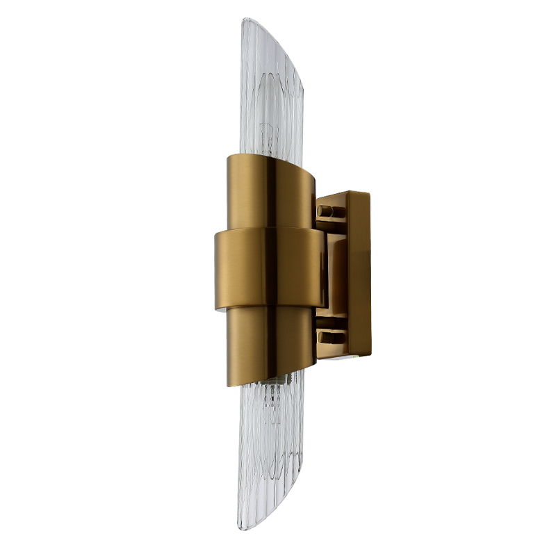 Бра с прозрачным плафоном цилиндрической формы Luxxu Modern Design Бронза Хром Прозрачное Стекло Бра с прозрачным плафоном цилиндрической формы Luxxu Modern Design Бронза Хром Прозрачное Стекло в Кирове | Loft Concept
