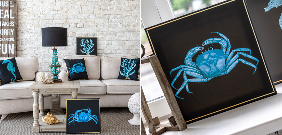Постер Blue Crab Poster Постер Blue Crab Poster - Loft-Concept в Кирове