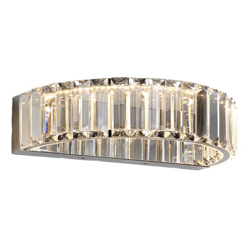Бра Crystal Shine Linda Chrome Wall Lamp A Хром Прозрачный (Transparent) Бра Crystal Shine Linda Chrome Wall Lamp A Хром Прозрачный (Transparent) в Кирове | Loft Concept