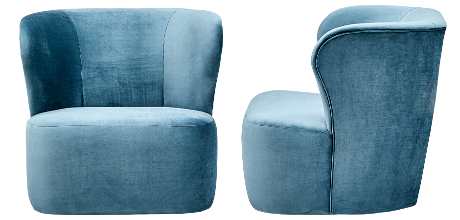 Кресло Hortense Chair Blue Кресло Hortense Chair Blue - Loft-Concept в Кирове