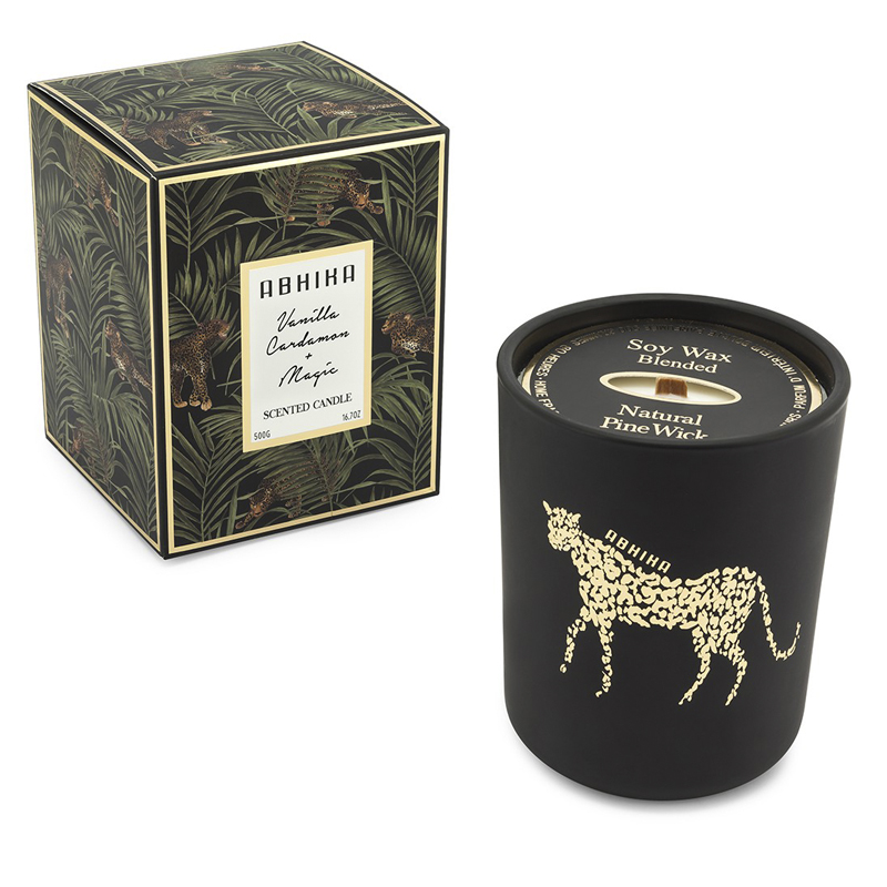 Свеча ароматизированная в стакане CANDLE ABHIKA WALKING SX Черный Свеча ароматизированная в стакане CANDLE ABHIKA WALKING SX Черный в Кирове | Loft Concept