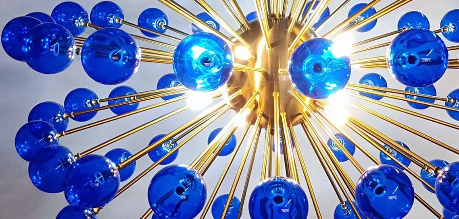 Люстра BLUE MURANO SPUTNIK DV5513 Люстра BLUE MURANO SPUTNIK DV5513 - Loft-Concept в Кирове