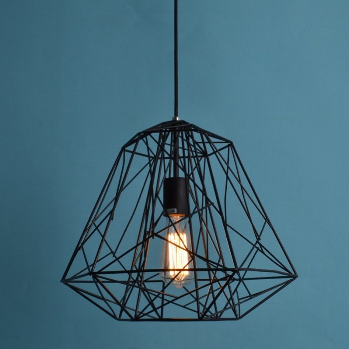 Подвесной светильник Loft Industrial Bar Nest Черный Подвесной светильник Loft Industrial Bar Nest Черный в Кирове | Loft Concept