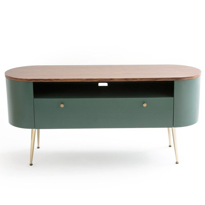 TV-тумба Torborg TV stand Орех Изумрудный Золотой TV-тумба Torborg TV stand Орех Изумрудный Золотой в Кирове | Loft Concept