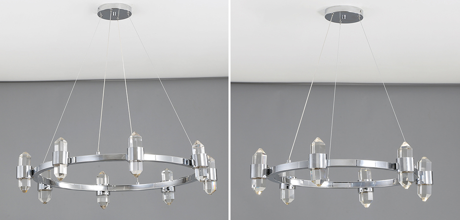 Люстра Crystal Ring Chandelier Chromium Люстра Crystal Ring Chandelier Chromium - Loft-Concept в Кирове