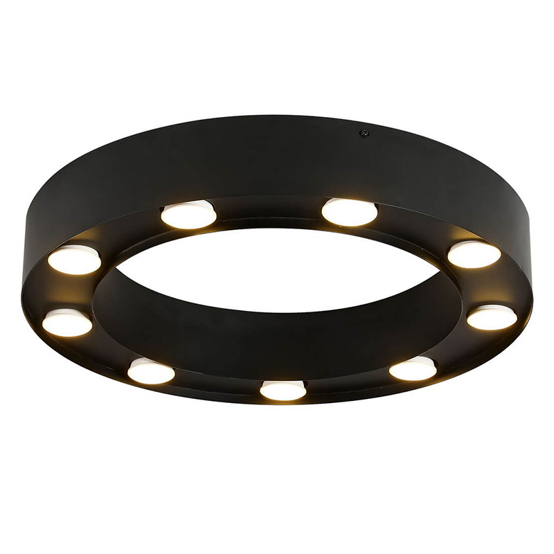 Потолочный светильник Dugan Ceiling Lamp 50 Черный Потолочный светильник Dugan Ceiling Lamp 50 Черный в Кирове | Loft Concept