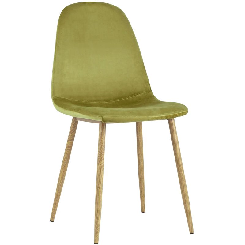 Стул Archie Chair Велюр Фисташковый цвет Деревянные ножки Зеленый Древесина Стул Archie Chair Велюр Фисташковый цвет Деревянные ножки Зеленый Древесина в Кирове | Loft Concept