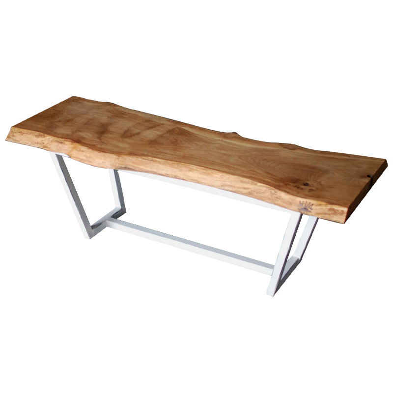 Кофейный стол Woodard Industrial Metal Rust Coffee Table Светлый дуб Белый Кофейный стол Woodard Industrial Metal Rust Coffee Table Светлый дуб Белый в Кирове | Loft Concept