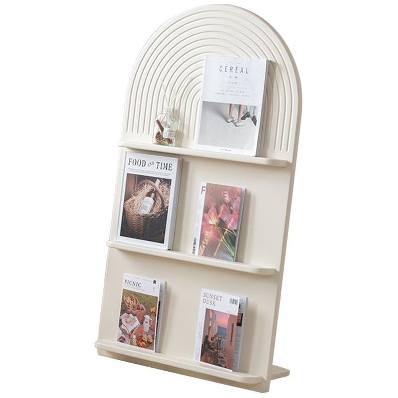 Полка для журналов и книг Syed Arch Shelf Stand ivory ( слоновая кость ) Полка для журналов и книг Syed Arch Shelf Stand ivory ( слоновая кость ) в Кирове | Loft Concept