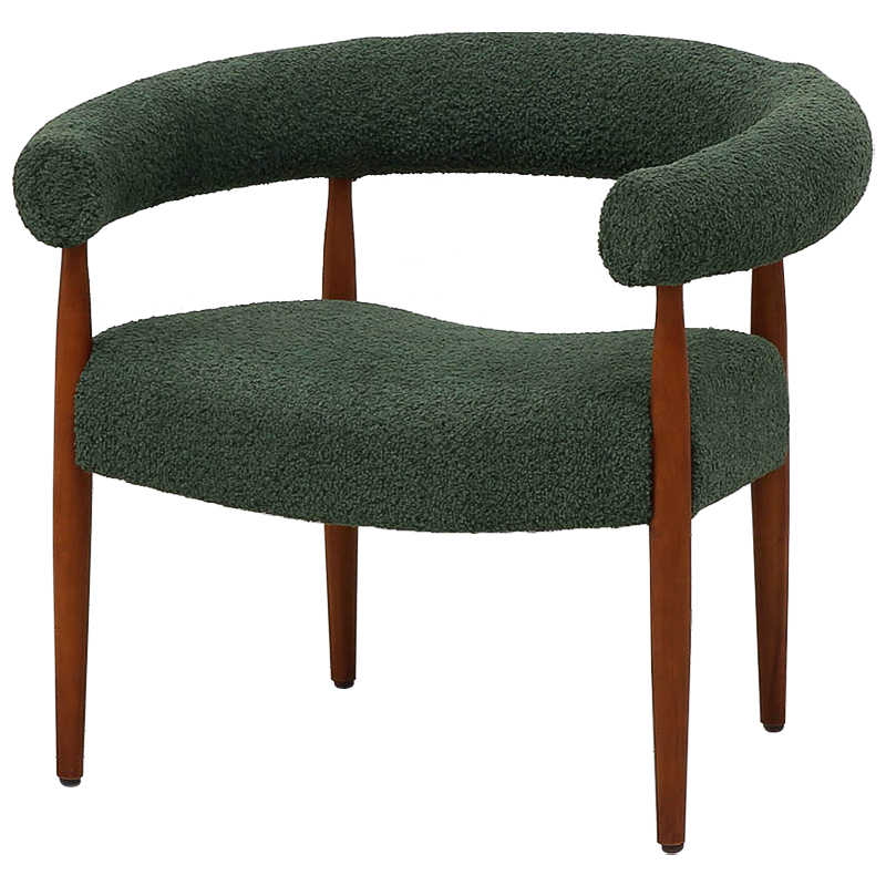 Кресло зеленое Herb Green Chair Зеленый Коричневый Кресло зеленое Herb Green Chair Зеленый Коричневый в Кирове | Loft Concept