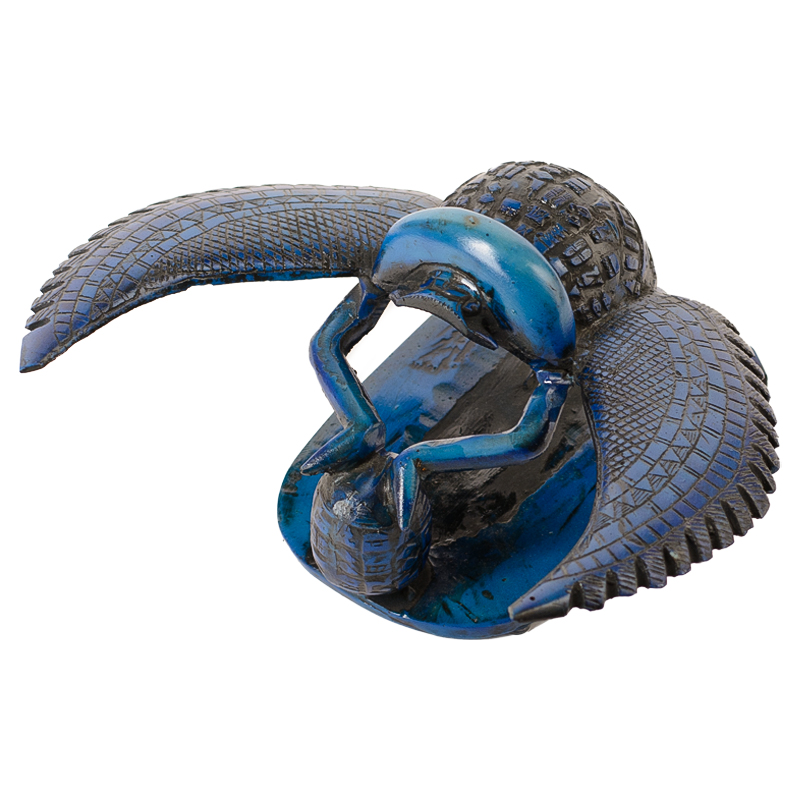Статуэтка Скарабей Scarab Beetle with Wings blue Лазурь Синий Статуэтка Скарабей Scarab Beetle with Wings blue Лазурь Синий в Кирове | Loft Concept