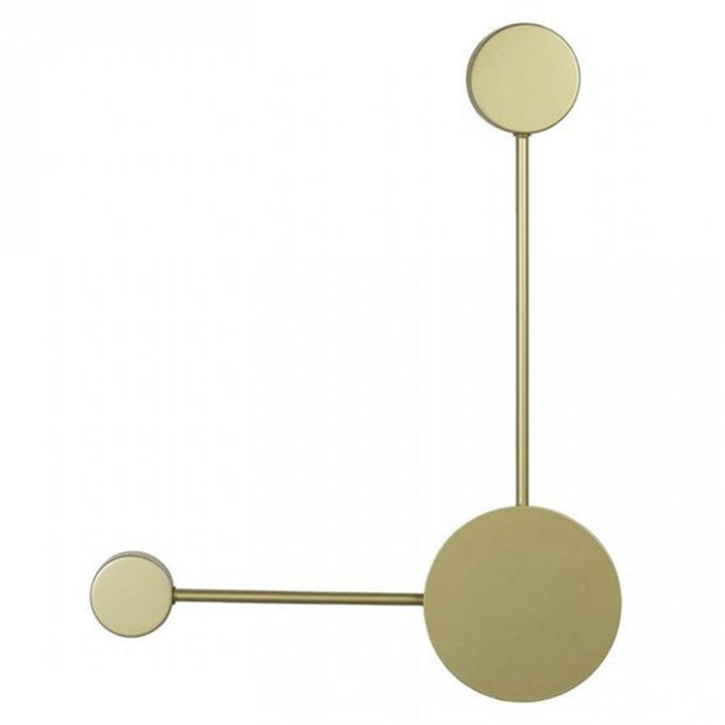 Бра Лофт Vibia Pin Wall Light 2 плафона Золотой матовый цвет матовое золото Бра Лофт Vibia Pin Wall Light 2 плафона Золотой матовый цвет матовое золото в Кирове | Loft Concept