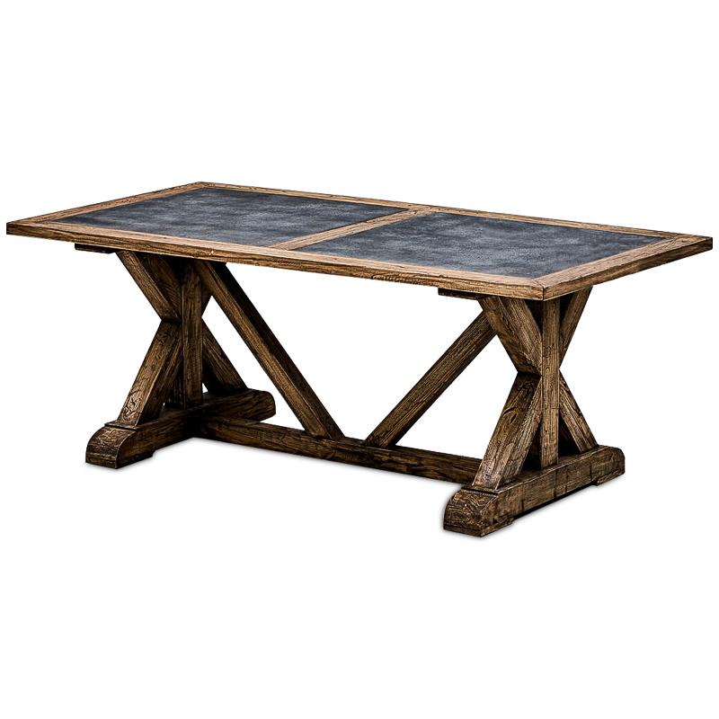Обеденный стол Iliodor Dinner Table Коричневый Серый Обеденный стол Iliodor Dinner Table Коричневый Серый в Кирове | Loft Concept
