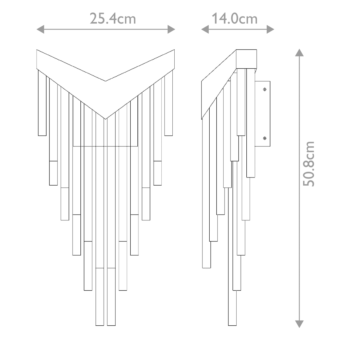 Бра с длинными прозрачными трубками Eurofase в Кирове