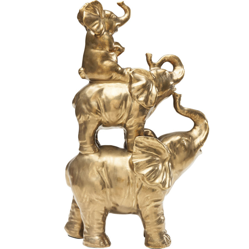 Статуэтка Family of Golden Elephants Золотой Статуэтка Family of Golden Elephants Золотой в Кирове | Loft Concept