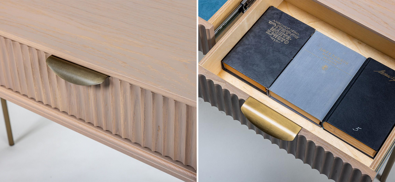 Консоль Antique Order Бежевый Шпон Дуба - фото №1