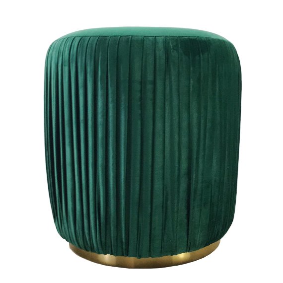 Пуф Emerald Corrugation Изумрудный Глянцевое золото Пуф Emerald Corrugation Изумрудный Глянцевое золото в Кирове | Loft Concept