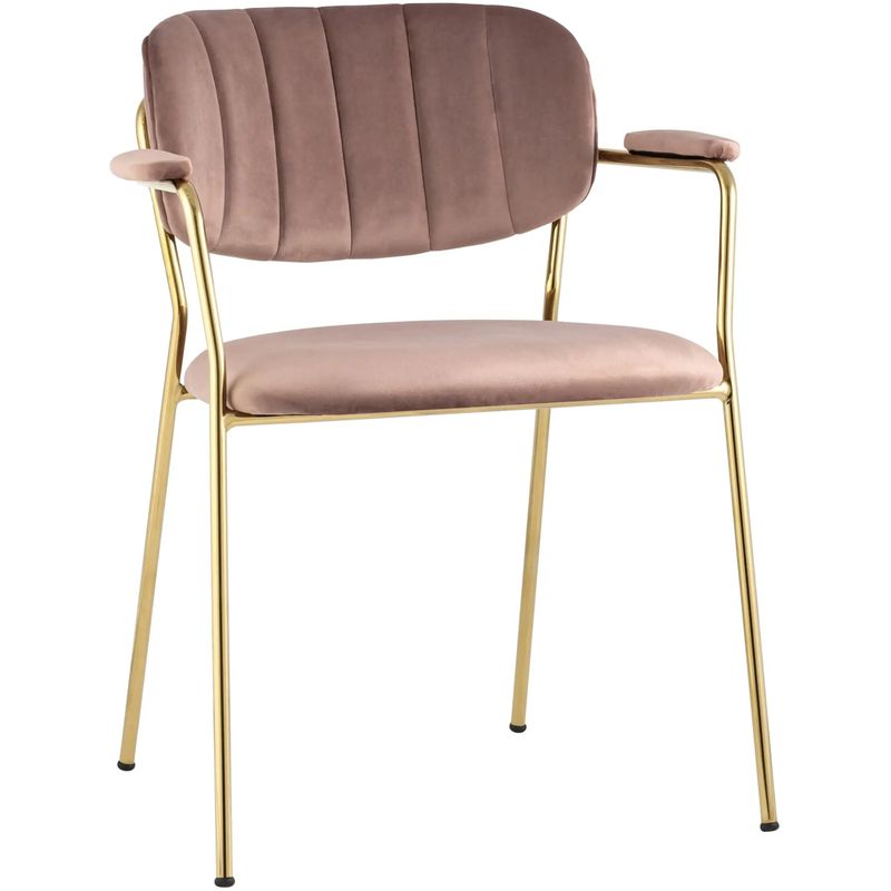 Стул Singer Chair Золотой Металл Пыльная Роза Розовый пастельный Золотой Стул Singer Chair Золотой Металл Пыльная Роза Розовый пастельный Золотой в Кирове | Loft Concept