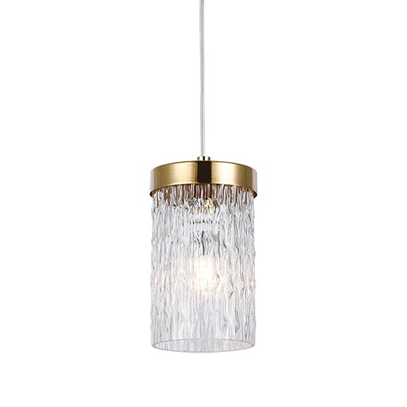 Подвесной светильник Estebe Gold Glass Hanging Lamp Золотой Прозрачный в Кирове | Loft Concept 