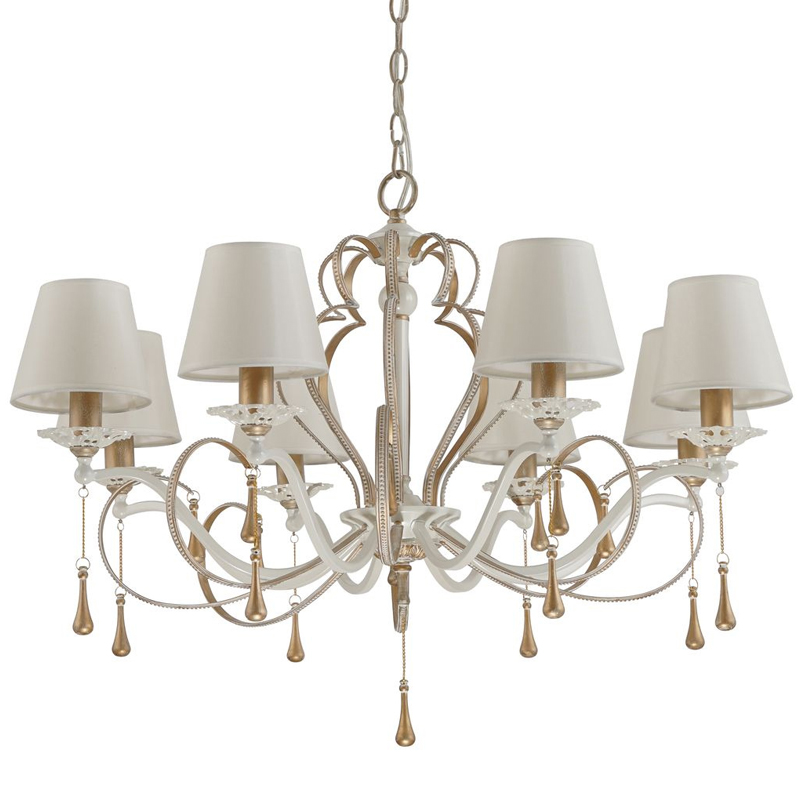 Люстра Batiste Chandelier 80 Золотой Белый Люстра Batiste Chandelier 80 Золотой Белый в Кирове | Loft Concept