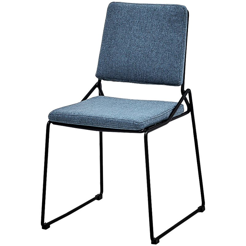 Стул Diglan Stool Светло-синий Черный Стул Diglan Stool Светло-синий Черный в Кирове | Loft Concept