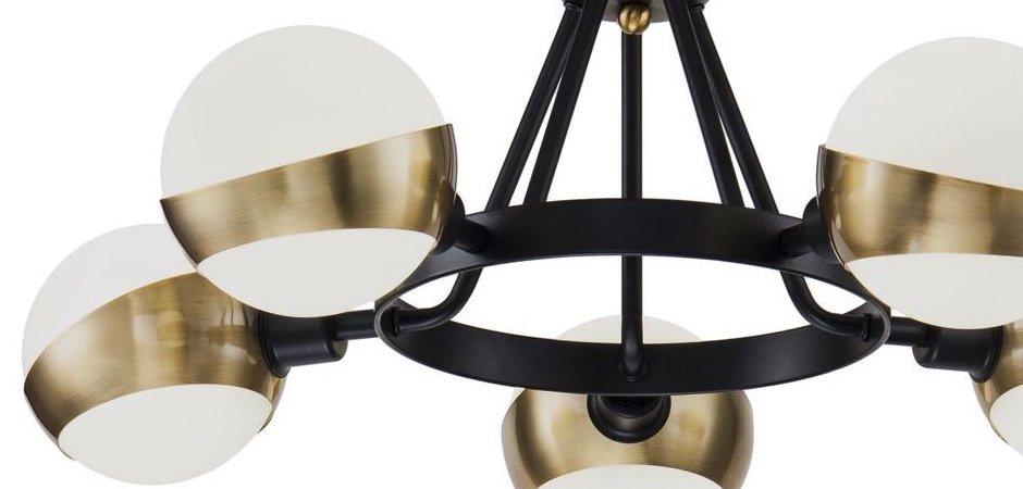 Люстра Hold Ball Brass Chandelier 5 Люстра Hold Ball Brass Chandelier 5 - Loft-Concept в Кирове