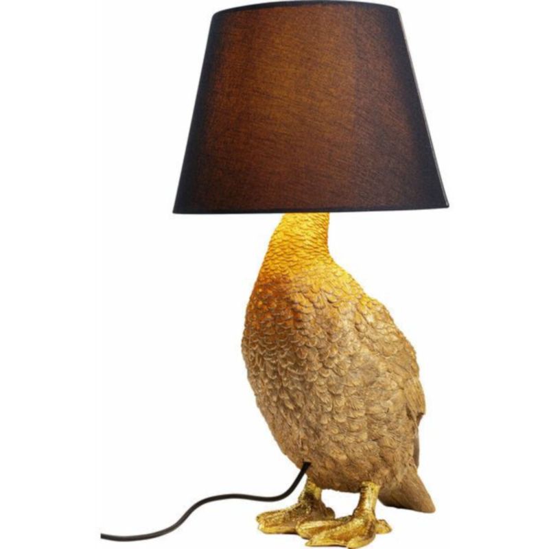 Настольная лампа A bird in ambush Черный Золотой Настольная лампа A bird in ambush Черный Золотой в Кирове | Loft Concept