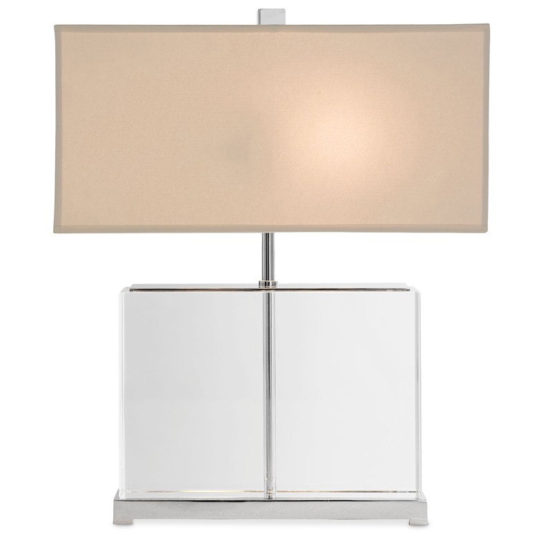 Настольная лампа Eichholtz Table Lamp Warwick Прозрачный Белый Настольная лампа Eichholtz Table Lamp Warwick Прозрачный Белый в Кирове | Loft Concept