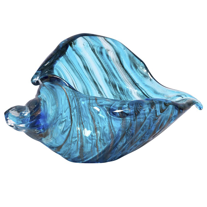 Статуэтка Glass Blue Shell Голубой Статуэтка Glass Blue Shell Голубой в Кирове | Loft Concept