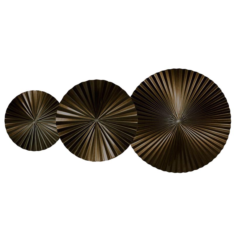 Арт-объект Apollo Brown Wall Plaque Disc 3 Коричневый Арт-объект Apollo Brown Wall Plaque Disc 3 Коричневый в Кирове | Loft Concept