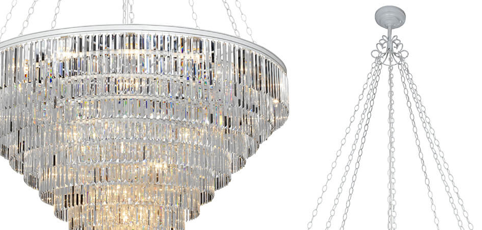 Большая Многоярусная люстра ODEON CLEAR GLASS 11-TIER диаметр 160 см Большая Многоярусная люстра ODEON CLEAR GLASS 11-TIER диаметр 160 см - Loft-Concept в Кирове