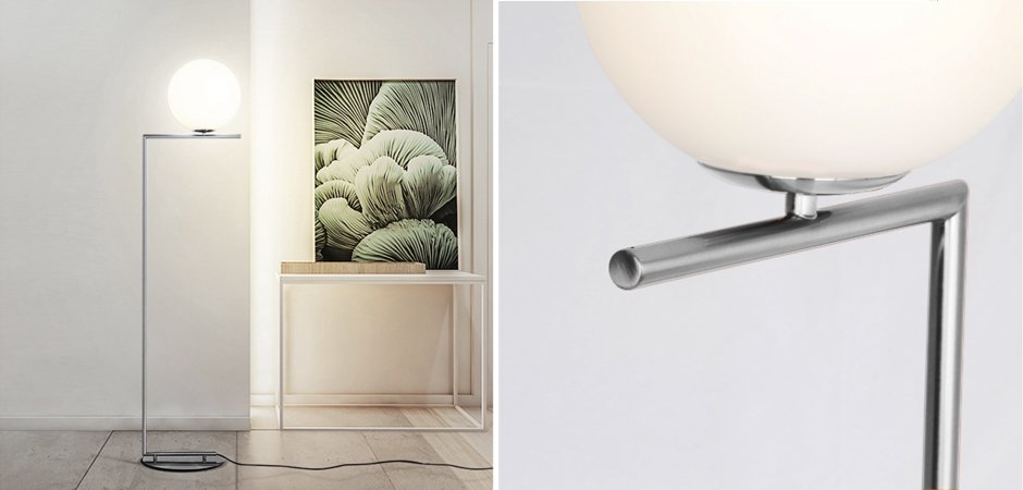 Торшер FLOS IC Lighting Flos Chrome Торшер FLOS IC Lighting Flos Chrome - Loft-Concept в Кирове