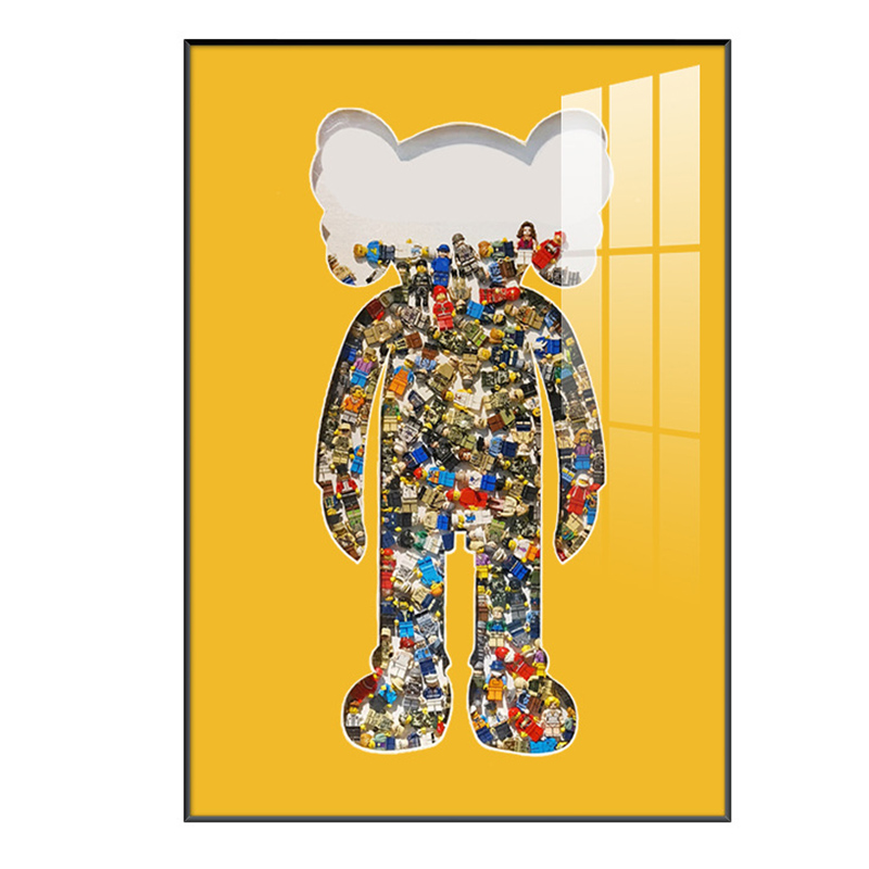 Постер Bearbrick Yellow Мульти в Кирове | Loft Concept 