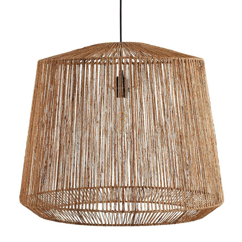 Подвесной светильник Signe Wicker Hemp Beige 59 Бежевый Подвесной светильник Signe Wicker Hemp Beige 59 Бежевый в Кирове | Loft Concept