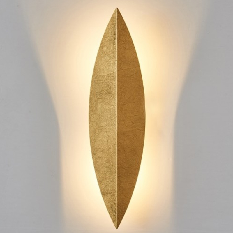 Art Deco Leaf Wall Lamp Gold Золотой Art Deco Leaf Wall Lamp Gold Золотой в Кирове | Loft Concept