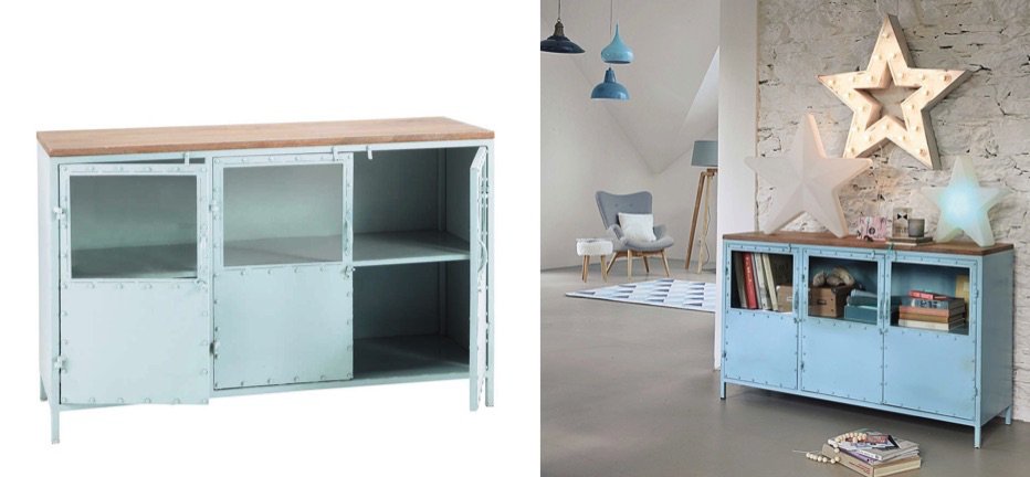 Буфет в стиле Лофт Industrial Rust Blue Chest Голубой Буфет в стиле Лофт Industrial Rust Blue Chest Голубой - Loft-Concept в Кирове