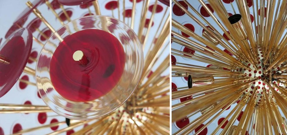 Murano Red Disco Glass Sputnik Chandelier Vistosi Murano Red Disco Glass Sputnik Chandelier Vistosi - Loft-Concept в Кирове