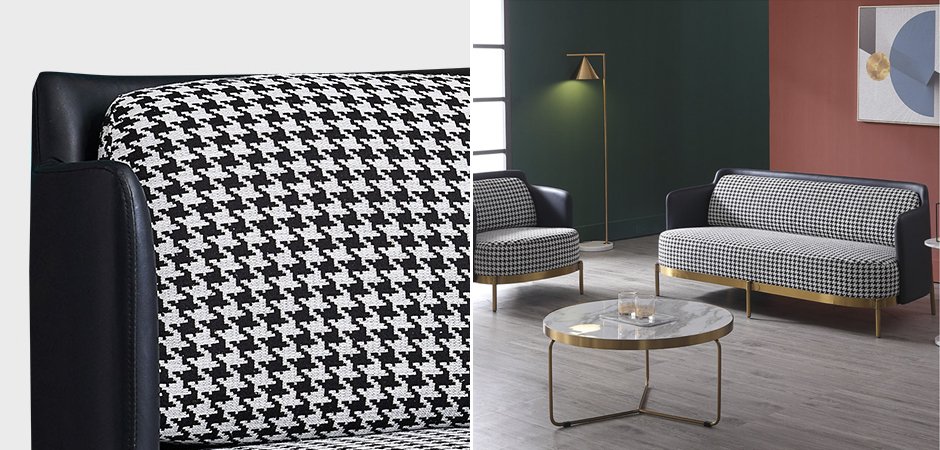 Диван Pied de poule Gray Sofa Диван Pied de poule Gray Sofa - Loft-Concept в Кирове
