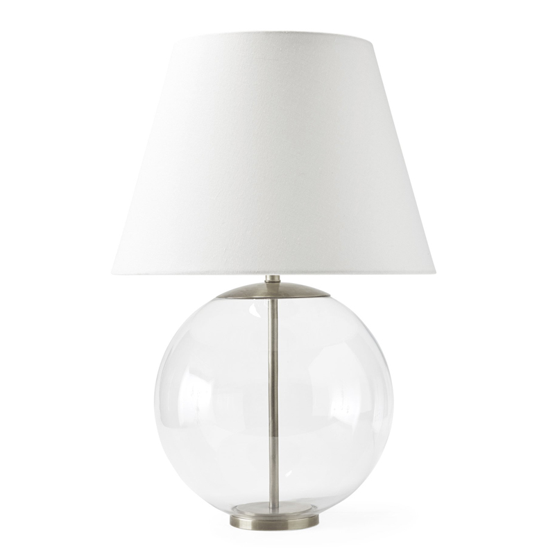 Настольная лампа Emory Table Lamp Nickel Никель Прозрачный (Transparent) Настольная лампа Emory Table Lamp Nickel Никель Прозрачный (Transparent) в Кирове | Loft Concept