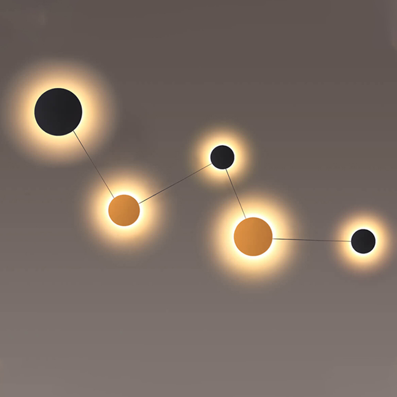 Бра Star System Sconce Черный Золотой в Кирове | Loft Concept 