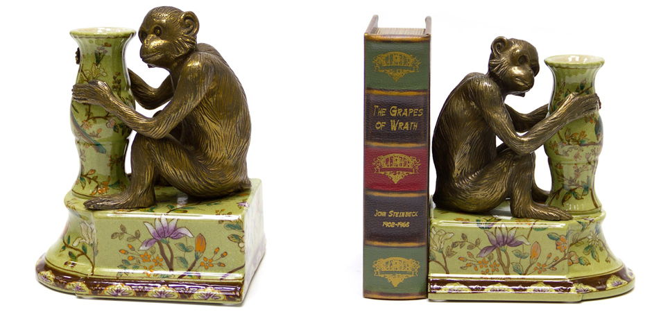 Держатель для книг Bronze Monkeys Держатель для книг Bronze Monkeys - Loft-Concept в Кирове
