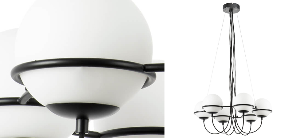 Люстра Melissa Chandelier Black 6 Люстра Melissa Chandelier Black 6 - Loft-Concept в Кирове