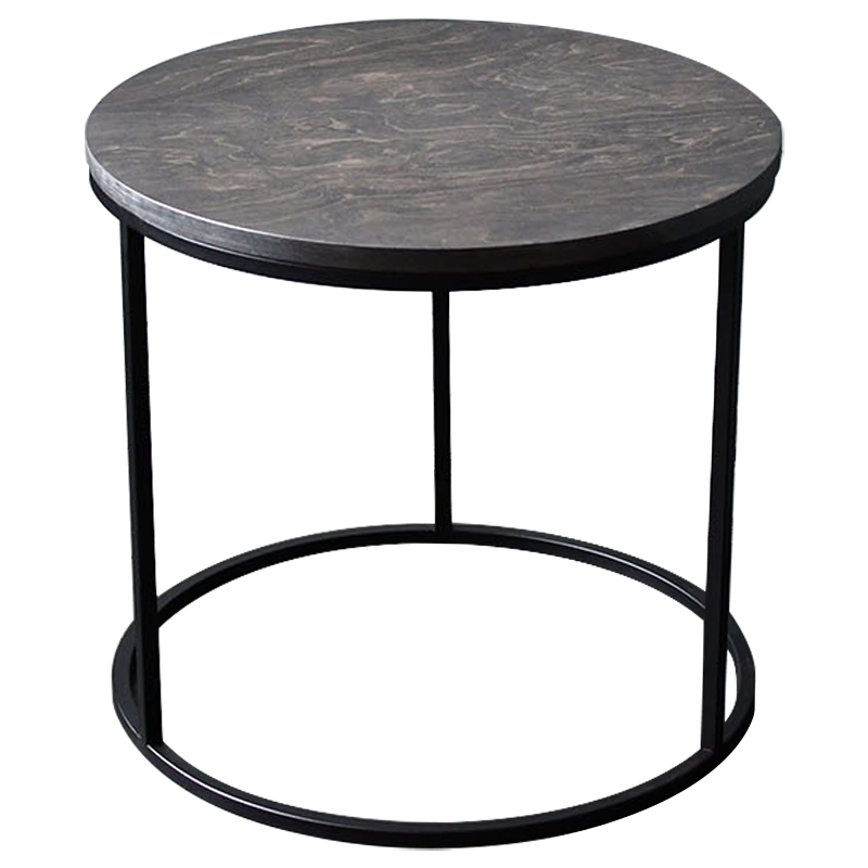 Кофейный стол Reyes Industrial Metal Rust Coffee Table Коричневый Черный Кофейный стол Reyes Industrial Metal Rust Coffee Table Коричневый Черный в Кирове | Loft Concept