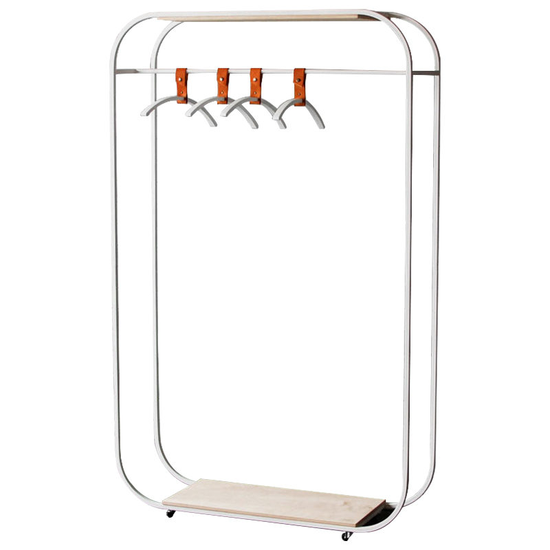 Рейл Austen Industrial Metal Rust Clothes Rail Древесина Белый Рейл Austen Industrial Metal Rust Clothes Rail Древесина Белый в Кирове | Loft Concept