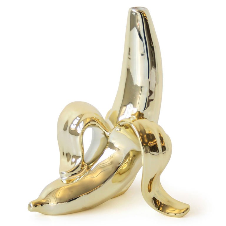 Статуэтка BANANA BUD VASE Глянцевое золото Статуэтка BANANA BUD VASE Глянцевое золото в Кирове | Loft Concept