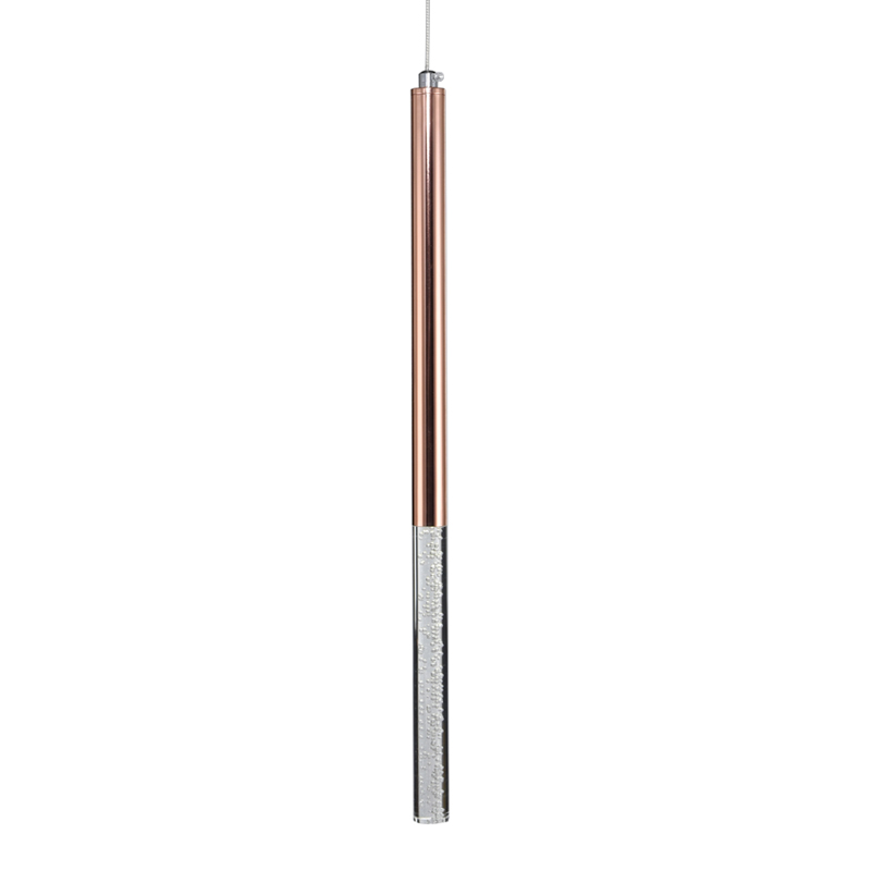 Подвесной светильник Trumpet tube boiling pink gold Розовое золото Прозрачный Подвесной светильник Trumpet tube boiling pink gold Розовое золото Прозрачный в Кирове | Loft Concept