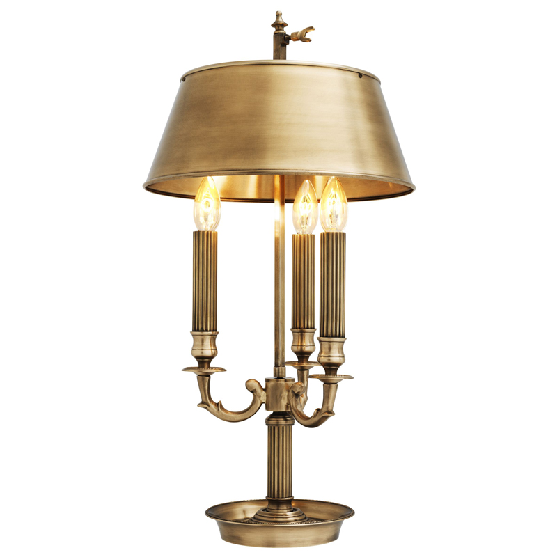 Настольная лампа Eichholtz Table Lamp Deauville Латунь Античная полированная Настольная лампа Eichholtz Table Lamp Deauville Латунь Античная полированная в Кирове | Loft Concept
